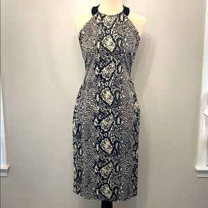 NWOT Karen Millen Snakeskin Print Dress